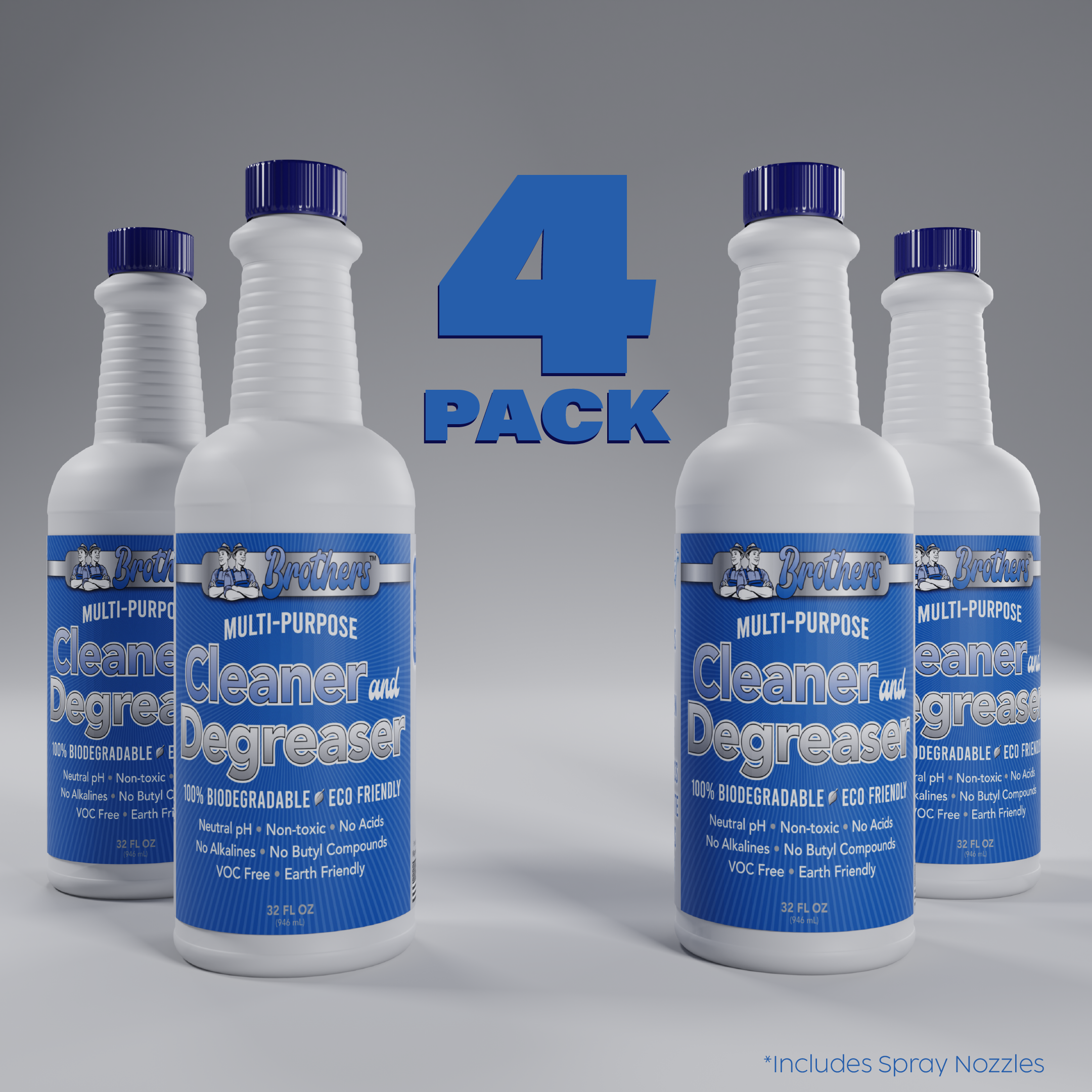 Brother's Multi-Purpose Cleaner 4-Pack of 32 oz